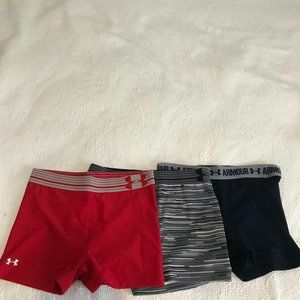 Under Armour HeatGear Shorty Compression Shorts 3"